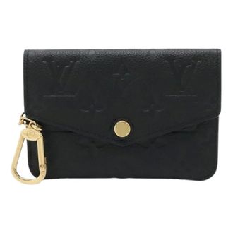 Louis Vuitton Pre-owned Wallets, female, Black, Size: ONE SIZE Pre-owned Monogram Empreinte Coin Case