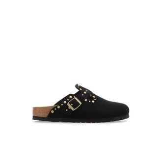 Birkenstock Boston Rivet Narrow Fit - male - Birkenstock - Mules - Black - 3 UK - Shoes