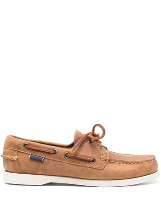 Sebago Mocassini Dockside Portland Crazy - BROWN TAN