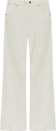 Off-white Monogram Jeans - Dames - Regular Fit Jeans - Wit - W29 - Katoen - Jeans