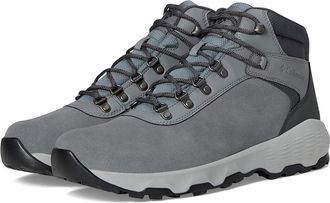 Columbia Newton Wander Mens Climbing Shoes Titanium Grey Steel/Dark Grey : 10.5 D - Medium, Suede
