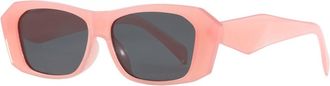 Generic Small Frame Womens Outdoor Sunglasses Mens Driving Vacation Sun Glasses(Pink)