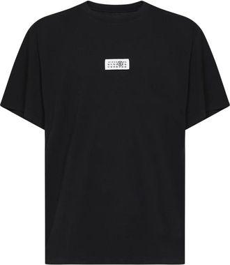 Maison Margiela Numeric Katoenen T-shirt - Heren - T-shirts - Blauw - L - Katoen - Tops