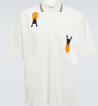 J.W.Anderson Printed polo cotton shirt