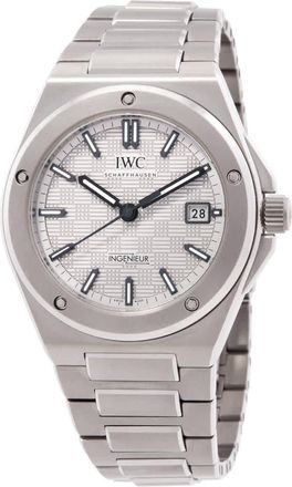 IWC Ingenieur Titanium Automatic Grey Dial Mens Watch IW328904