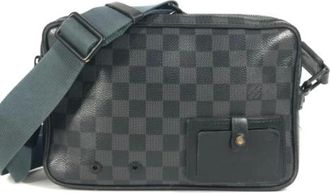Louis Vuitton Pre-owned Cross Body Bags, male, Black, Size: ONE SIZE Pre-owned Canvas Crossbody Bag