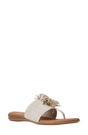 Andr&eacute; Assous Novalee Woven Sandal in Platino Multi at Nordstrom, Size 10