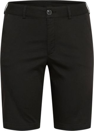 Kaffe Curve Hoge Taille City Shorts Zwart Diep - Dames - Korte Broeken - Zwart - XL - Korte Broeken