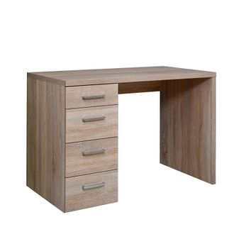 Composad Scrivania Moneta 110x60xh74cm 4 Cassetti Rovere