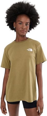 The North Face Evolution Box NSE Short Sleeve T-Shirts Womens Short Sleeve Pullover Cedar : 2XL, Cotton
