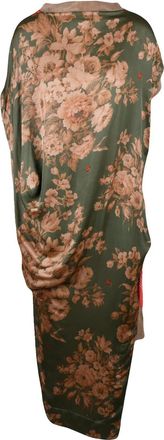 Vivienne Westwood Asymmetric Floral Tunic Over Dress