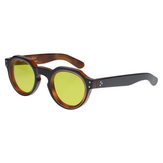 K&agrave;dor Sunglasses, unisex, Brown, Size: 46 MM Spike Sunglasses