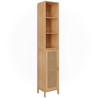 Vicco Mobiletto da bagno Liora, Bamb&ugrave;, 30 x 170 cm Vicco