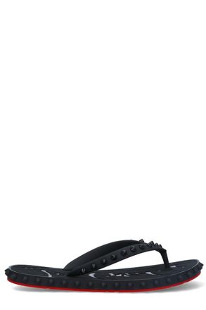 サンダル・ミュール CHRISTIAN LOUBOUTIN 'Super Loubi' sandals Super Loubi Flip - Thongs - Rubber - Romance - Women
