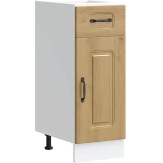 vidaXL Kitchen Base Cabinet Kalmar Artisan Oak Engineered Wood vidaXL