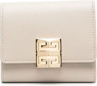 Givenchy 4G-motif logo-plaque wallet - Neutrals