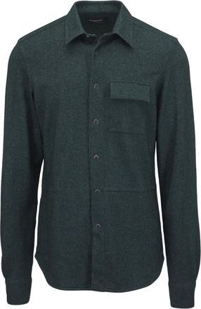 Kiton button-fastening patch-pocket shirt - Green