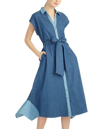 Draper James Mila Chambray Midi Shirtdress