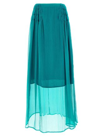 Dries Van Noten Green Scarlett Skirt