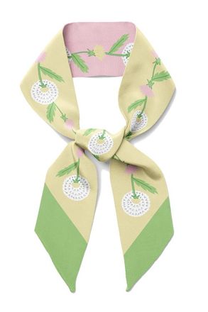 Centinelle Dandelion Twilly Ribbon Scarf in Yellow at Nordstrom