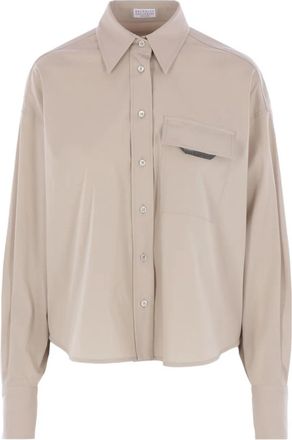 Brunello Cucinelli Camicia con dettaglio Monili - Toni neutri