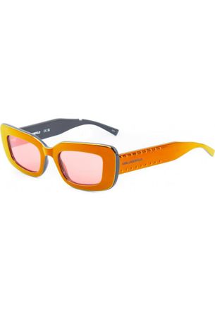 Karl Lagerfeld Womens KL6164S 50 602 Sunglasses - Yellow - One Size