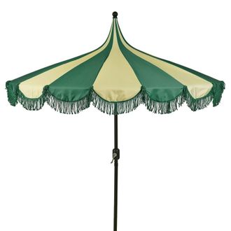 MiCa Decorations Sombrilla kim verde oscuro h238xb235xl235cm