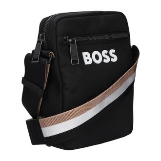 HUGO BOSS Catch 3.0 NS ZIP - Heren - Tassen - Zwart - Maat: ONE Size Poliester