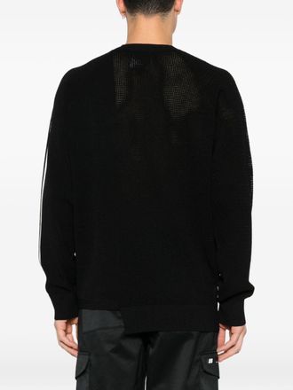 Yohji Yamamoto Logo Three-Stripe Sweatshirt - Black