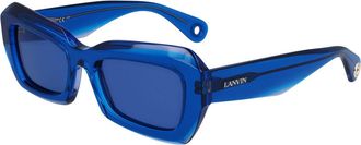 Lanvin LNV662S 450 Womens Sunglasses Blue Size 54
