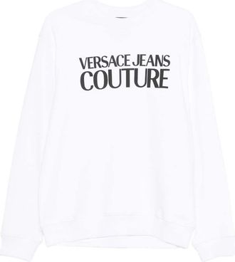 Versace Jeans Couture White Crew Neck Sweatshirt