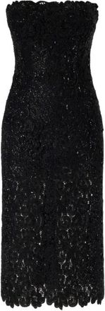 Ermanno Scervino Jurk met borduursel - Dames - Feestkleedjes - Zwart - XS - Kleedjes