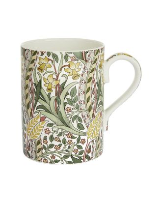 Spode Morris & Co. Daffodil Bayleaf Madder Mug