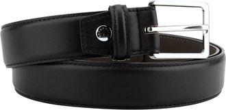 Pourchet Ceinture fine - Dames - Riemen - Zwart - 95 CM - Leer - Accessoires