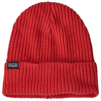 Patagonia Fishermans Rolled Beanie Mütze - Unisex | rot