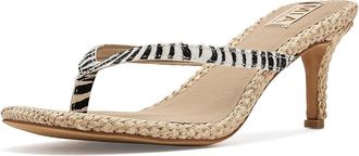 Mia MLE-Zania-X Womens Dress Sandals Zebra/Black : 7.5 M