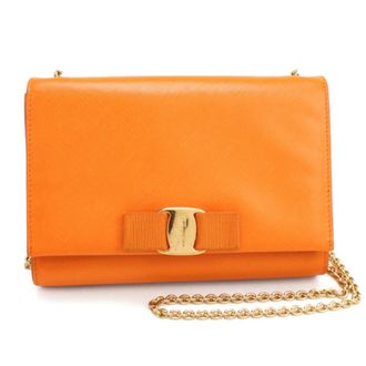 Ferragamo Leather Shoulder Bag (Pre-Owned)