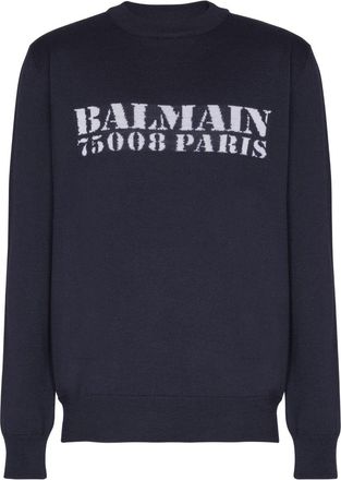 Balmain Sweaters Blue