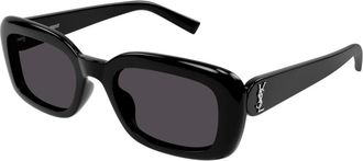 Saint Laurent SL M130 Zonnebrillen - Dames - Zonnebrillen - Zwart - 53 MM - Accessoires