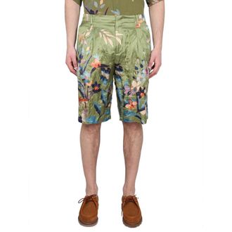 Etro Etro, Casual Shorts, male, Green, Size: S Shorts Stampa Fiori