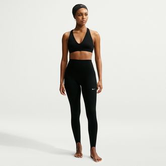 Nike Womens One High-Waisted Full-Length Stirrup Leggings in Black | IV4933-010