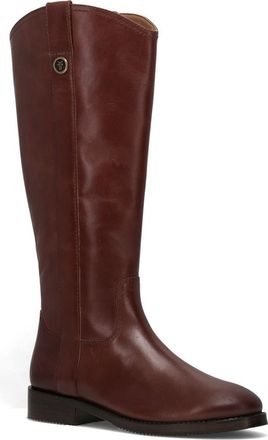 Frye Melissa Button Knee High Riding Boot in Cognac at Nordstrom Rack, Size 11 Wide Calf