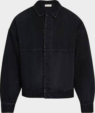 Fear of God Mens Denim Trucker Jacket
