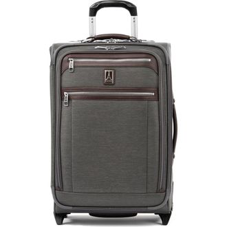 Travelpro Platinum Elite Softside Expandable Carry-On 22-Inch 2 Wheel Upright Luggage in Vintage Grey at Nordstrom