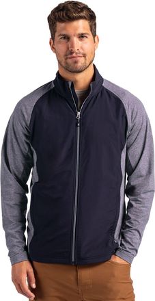 Cutter & Buck Adapt Eco Knit Hybrid Recycled Mens Full Zip Jacket