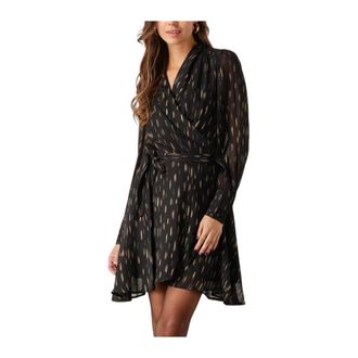 Notre-V Kleedjes, Dames, Zwart, M, Zwarte Nv-Els Jurk