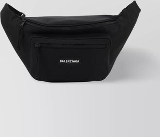 Balenciaga adjustable strap waist pouch with front zip pocket