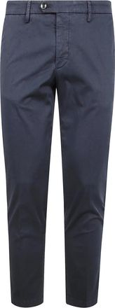 Michael Coal Pocket Broeken - Heren - Chinos - Blauw - W32 - Katoen - Broeken