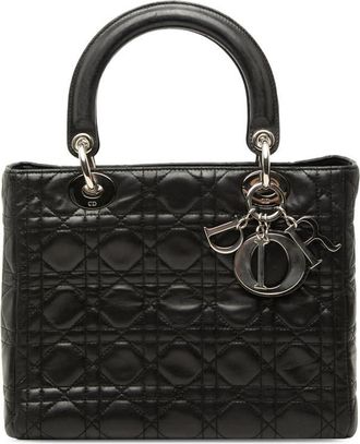 Dior Pre-owned Dior Medium Lambskin Cannage Lady Dior Ladies 4LVTLJY6O5A6WALS