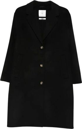 SOLOTRE Cappotto monopetto - - Coats - Donna - Nero - S